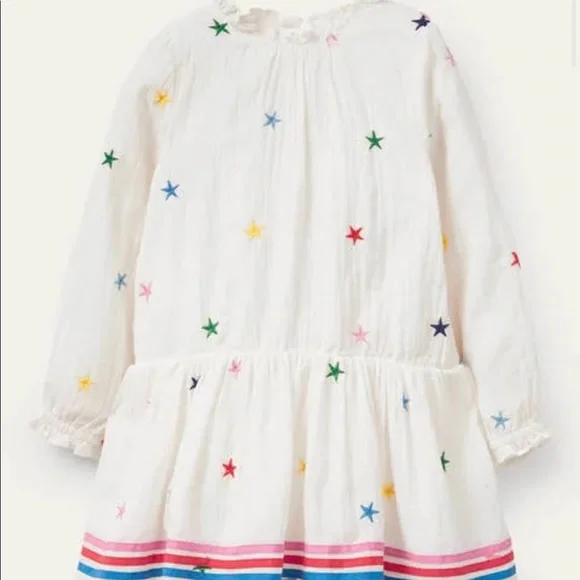 mini boden embroidered dress Mini Boden Kids' Embroidered Tulle Dress in Pale Sweet Pea Purple at Nordstrom, Size 2-3Y